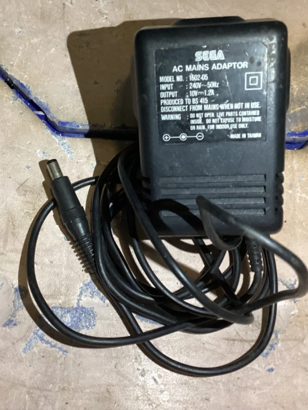 Sega Mega Drive & Game Gear Power Supply Official 10V AC Mains Adapter 1602-05